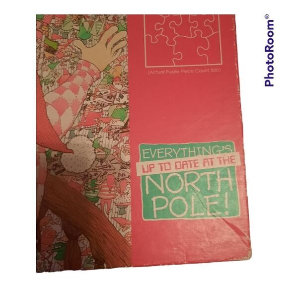 Springbok 1985 Everything's Up To Date At The North Pole Puzzle - Picture 2 of 4